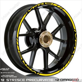 AUTOCOLLANTS DE JANTE DE MOTO IRIDEA DESIGN 1717YE00048