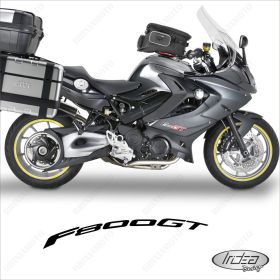 SET OF RIM WHEEL STICKERS DECALS SPORT LINE BMW F800 GT YELLOW