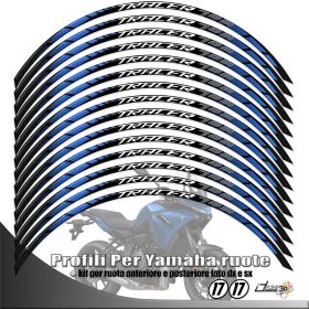 PROFILI ADESIVI CERCHI BIANCO BLU FOR