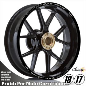 AUTOCOLLANTS DE JANTE DE MOTO IRIDEA DESIGN 1817V7ROSIL00892