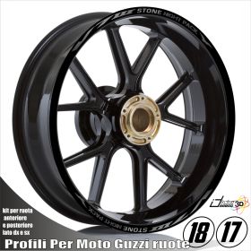 IRIDEA DESIGN 1817V7SNPDAR00892 MOTORCYCLE RIM STICKERS
