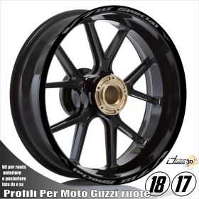 AUTOCOLLANTS DE JANTE DE MOTO IRIDEA DESIGN 1817V7SPMRVE00892