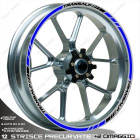 AUTOCOLLANTS DE JANTE DE MOTO IRIDEA DESIGN 1917BKBL00143