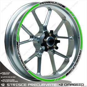 IRIDEA DESIGN 1917BKGR00143 MOTORCYCLE RIM STICKERS