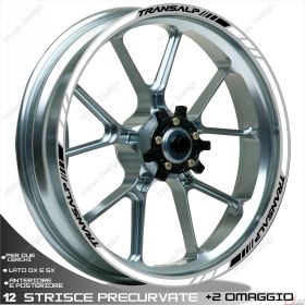 IRIDEA DESIGN 1917BKWH00143 MOTORCYCLE RIM STICKERS