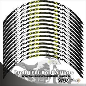 IRIDEA DESIGN 1917C5XWHYE00898 MOTORCYCLE RIM STICKERS