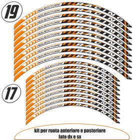 IRIDEA DESIGN 1917KTMADV00881 MOTORCYCLE RIM STICKERS