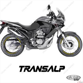 IRIDEA DESIGN 1917WHYE00143 MOTORCYCLE RIM STICKERS