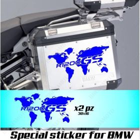 IRIDEA DESIGN BODYBL00001 MOTORCYCLE SIDE CASES STICKERS