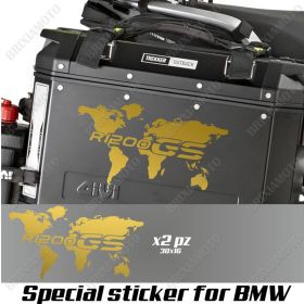 IRIDEA DESIGN BODYGO00002 MOTORCYCLE SIDE CASES STICKERS