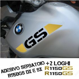 ADESIVI 1150 GS ADV ANNIVERSARY NERO ORO