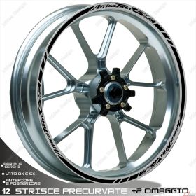 IRIDEA DESIGN 2118BK00053 MOTORCYCLE RIM STICKERS