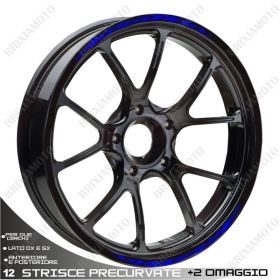 AUTOCOLLANTS DE JANTE DE MOTO IRIDEA DESIGN 2118BL00054