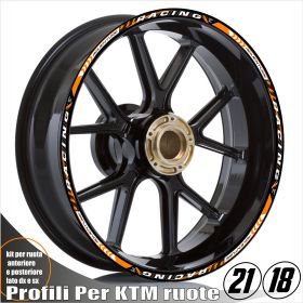 IRIDEA DESIGN 2118KTMADV00881 MOTORCYCLE RIM STICKERS