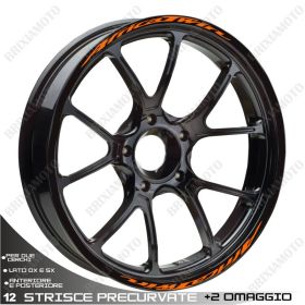 IRIDEA DESIGN 2118OR00054 MOTORCYCLE RIM STICKERS