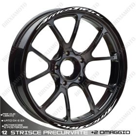 IRIDEA DESIGN 2118WH00054 MOTORCYCLE RIM STICKERS