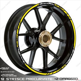 IRIDEA DESIGN 2118WHYE00053 MOTORCYCLE RIM STICKERS