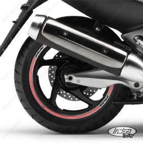 AUTOCOLLANTS DE JANTE DE MOTO IRIDEA DESIGN 1514SILVBKRE00032
