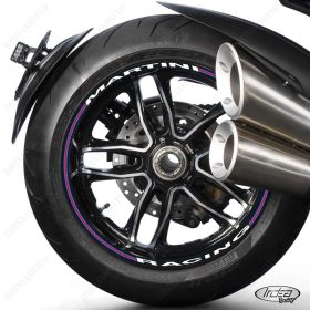 IRIDEA DESIGN 1515MRAC00037 MOTORCYCLE RIM STICKERS