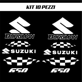 GRAPHIQUES MOTO IRIDEA DESIGN -GRA-BUR-650-WH