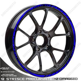 PROFILI ADESIVI CERCHIO SPORT BLU