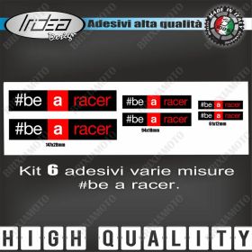 6 ADESIVI RACING SPONSOR MOTO