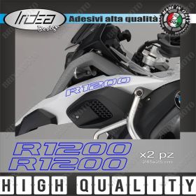 2 ADESIVI SERBATOIO STICKERS MOTO BLU
