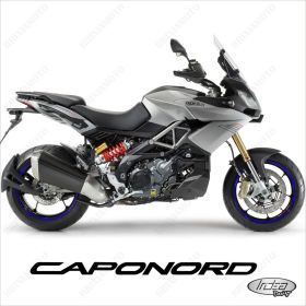 SET OF RIM WHEEL STICKERS DECALS SPORT LINE APRILIA 1200 CAPONORD 17-17 BLUE