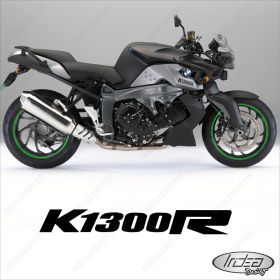 SET OF RIM WHEEL STICKERS DECALS SPORT LINE BMW K1300R GREEN