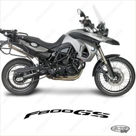 ENSEMBLE AUTOCOLLANTS ADHESIFS LIGNE SPORT BMW F800 GS BLANC