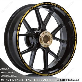 ENSEMBLE AUTOCOLLANTS ADHESIFS LIGNE SPORT BMW S 1000 RR OR