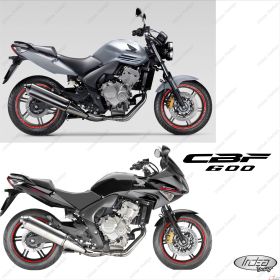 AUTOCOLLANTS DE JANTE DE MOTO IRIDEA DESIGN 1717RE00142
