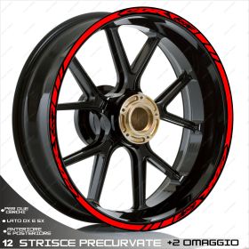 IRIDEA DESIGN 1717RE00160 MOTORCYCLE RIM STICKERS
