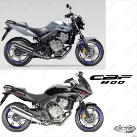 IRIDEA DESIGN 1717WHBL00142 MOTORCYCLE RIM STICKERS