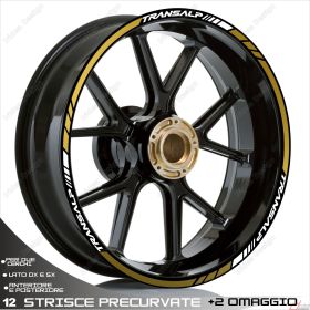 ADESIVI CERCHIO BIANCO ORO COMPATIBILE