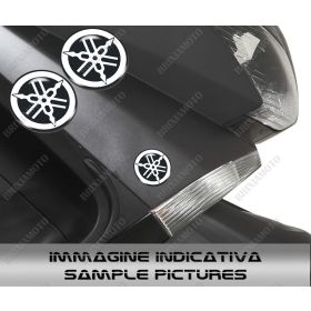 2 ADESIVI DIAPASON BLU BIANCO RESINATI 3D