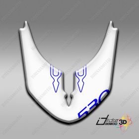 ADESIVO 3D PARAFANGO BLU BIANCO