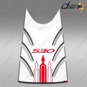 STICKER RESINATED 3D TANK CAP T MAX SUITABLE FOR TMAX 530 RED WHITE 2012