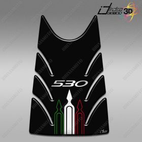 PROTEZIONE BOUCHON RÉSERVOIR ADAPTABLE TMAX 530 ADHESIF 3D TRICOLORE T MAX 2012