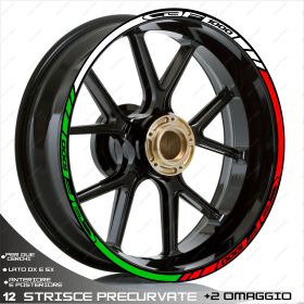 IRIDEA DESIGN 1717WHGRRE00140 MOTORCYCLE RIM STICKERS