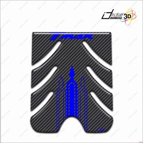 ADESIVI CARENA 3D CARBON BLU COMPATIBILE