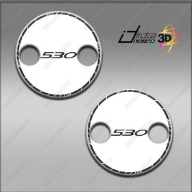 IRIDEA DESIGN 3DAPABKWH00146 3D RESIN COATED PROTECTIVE STICKERS