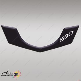 ADESIVI CARENA 3D NERO BIANCO COMPATIBILE