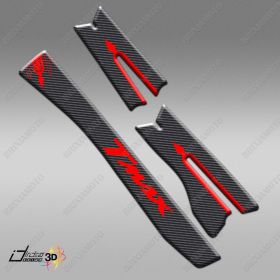 STICKERS 3D CARBON TMAX 530 SUITABLE FOR BELT CARTER T MAX 2012 RED CARBON