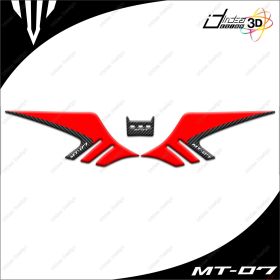 ADESIVI SERBATOIO MOTO ROSSO COMPATIBILE