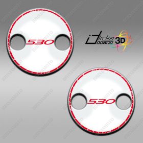 ADESIVI 3D COP. FRIZIONE ROSSO BIANCO