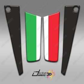 ADESIVO RESINATO PEDANA ANT TRICOLORE NERO