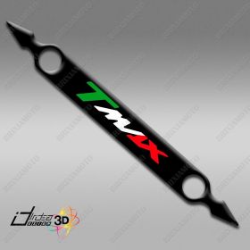 STICKER 3D FOR EXHAUST COVER SUITABLE FOR TMAX T MAX 2007-2016 TRICOLOR BLACK