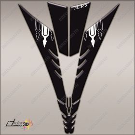 ADESIVI 3D Y FRONTALE BIANCO NERO