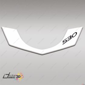 ADESIVI CARENA 3D BIANCO NERO COMPATIBILE